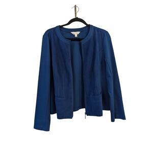 Women's Moto Jacket, Blue, Size 10